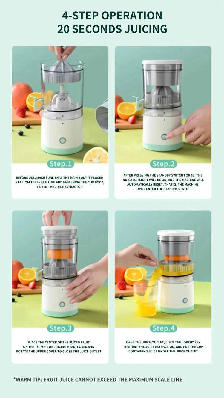 Portable Electric Juicer USB