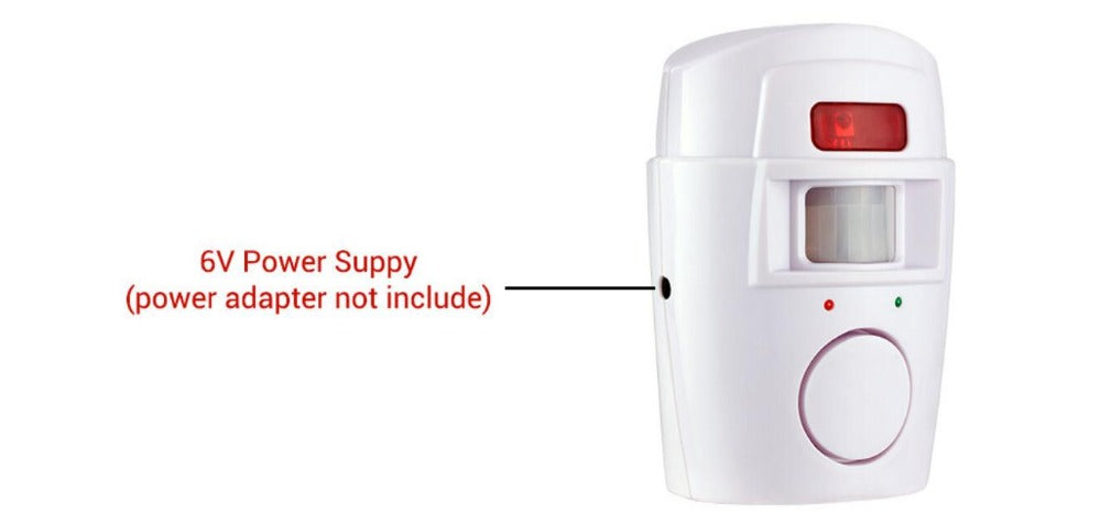 Wireless PIR Motion Sensor Alarm with 2 Remotes