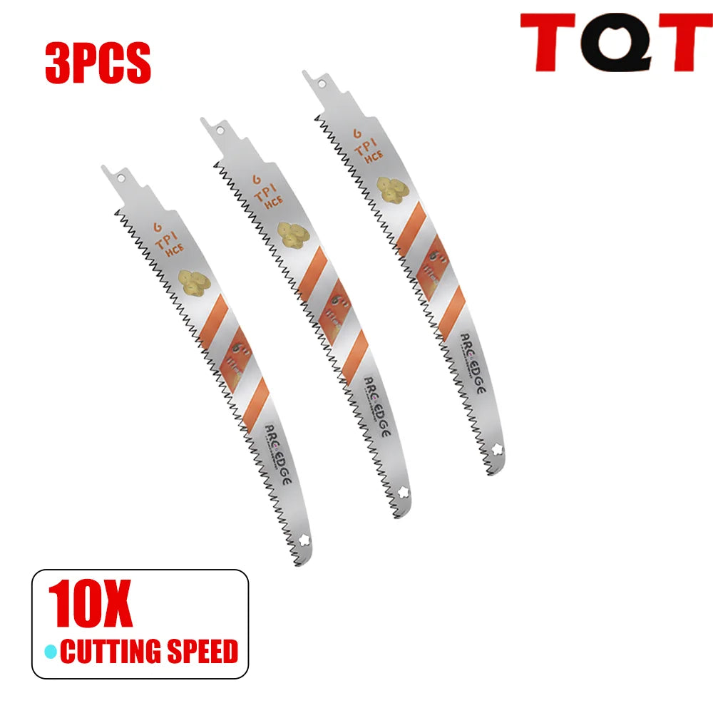 3-Pack Japanese Tooth Recip Saw Blades (6 TPI)