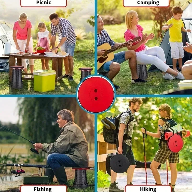 New Portable Telescopic Folding Stool