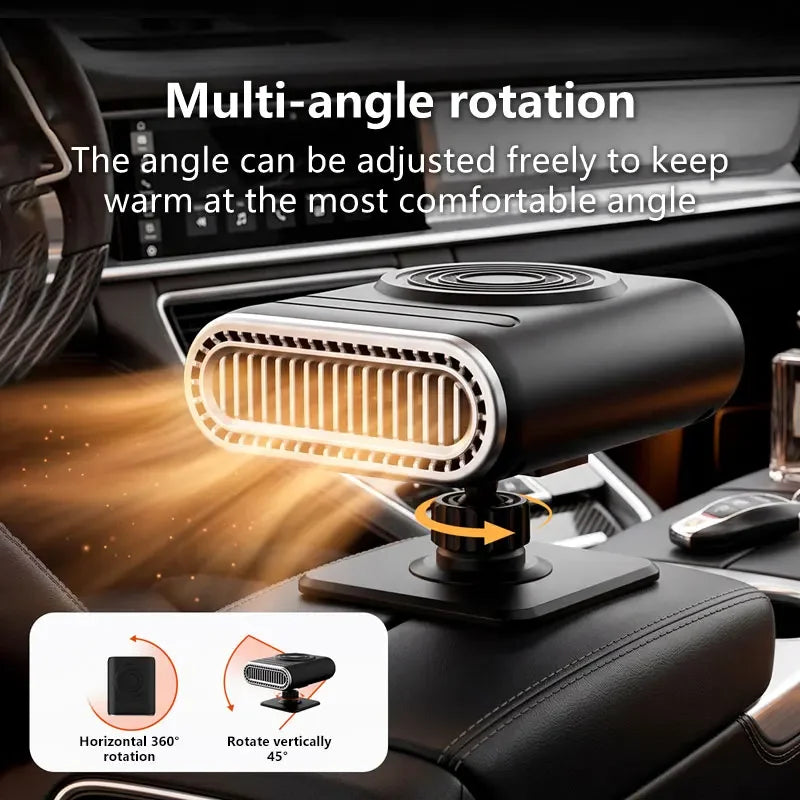 Calefactor y ventilador descongelador portátil para coche ThinkPlus 12V