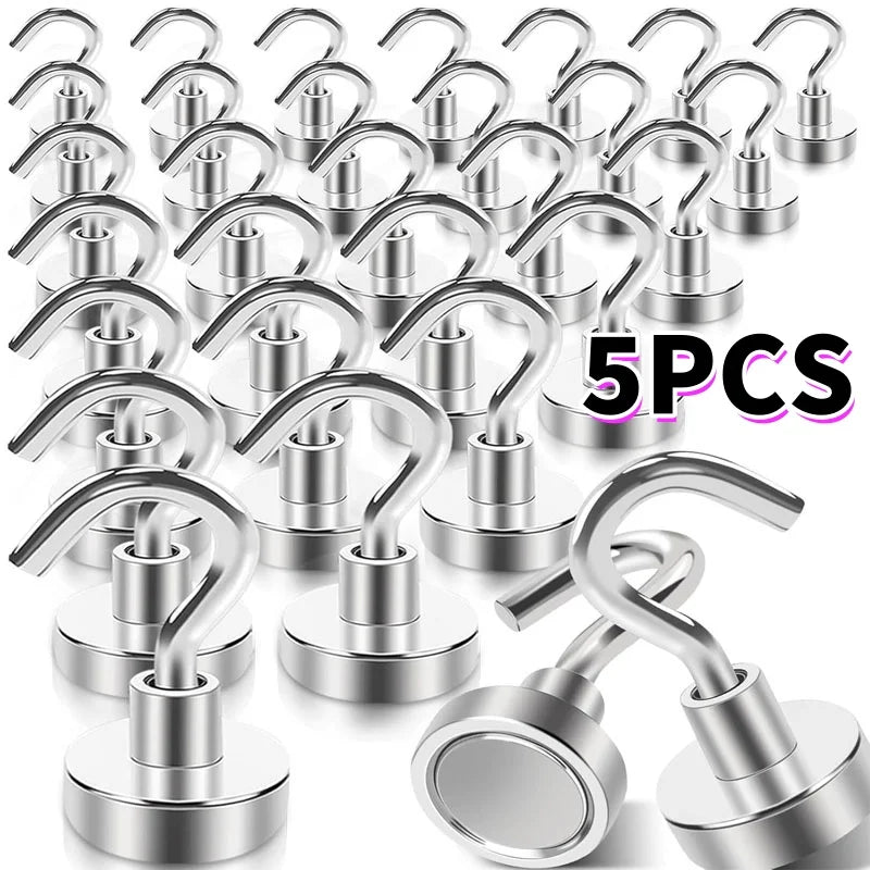 Heavy-Duty Rare Earth Neodymium Magnetic Hooks