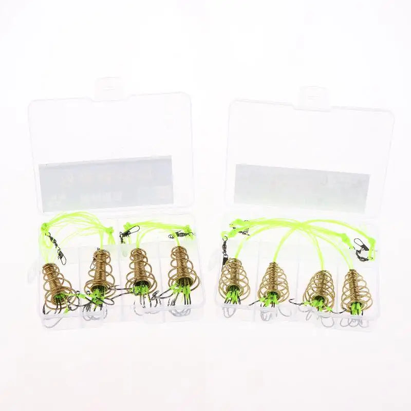 4PCS Explosive Carp Spring Hook Set