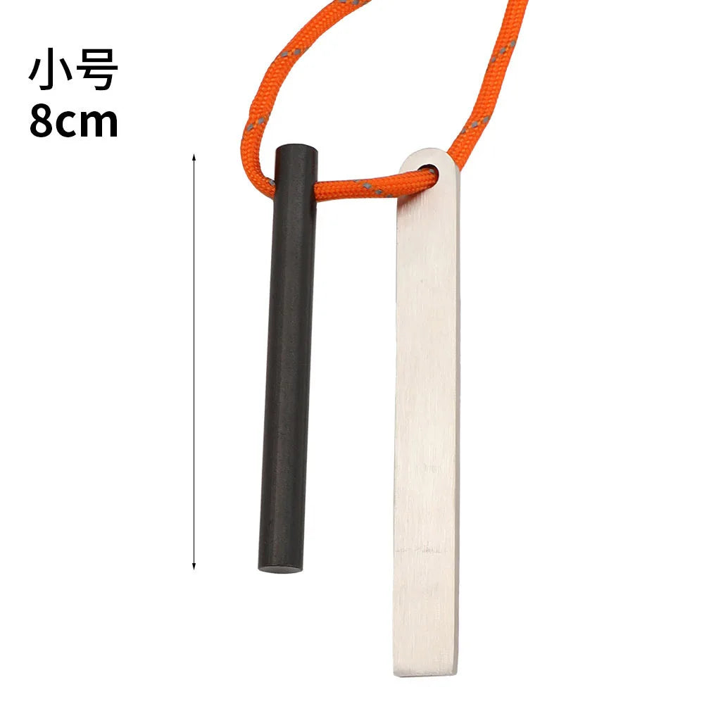 Magnesium Rod Fire Starter with Striker & Scraper