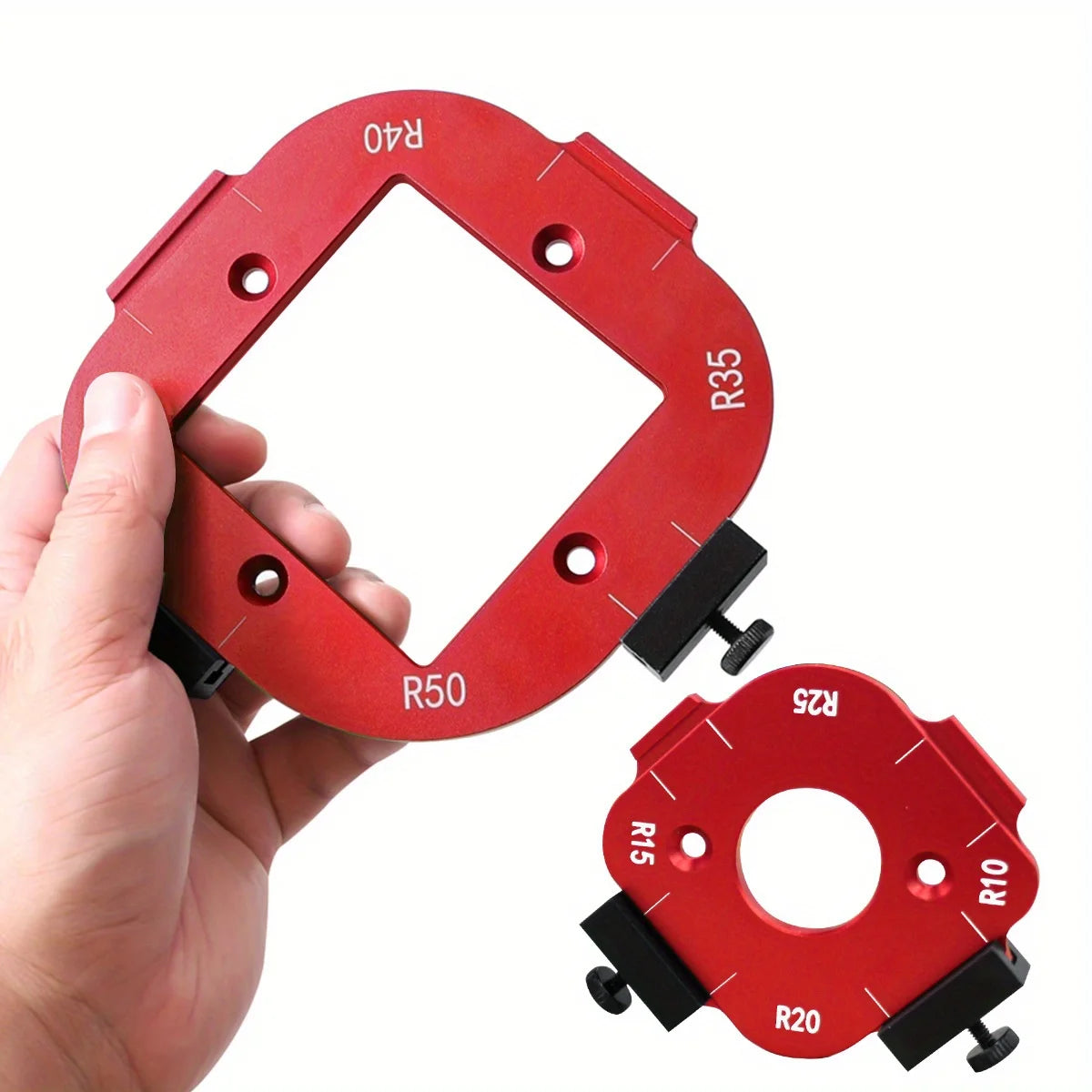 Aluminum Corner Radius Template Set (R10βR50)