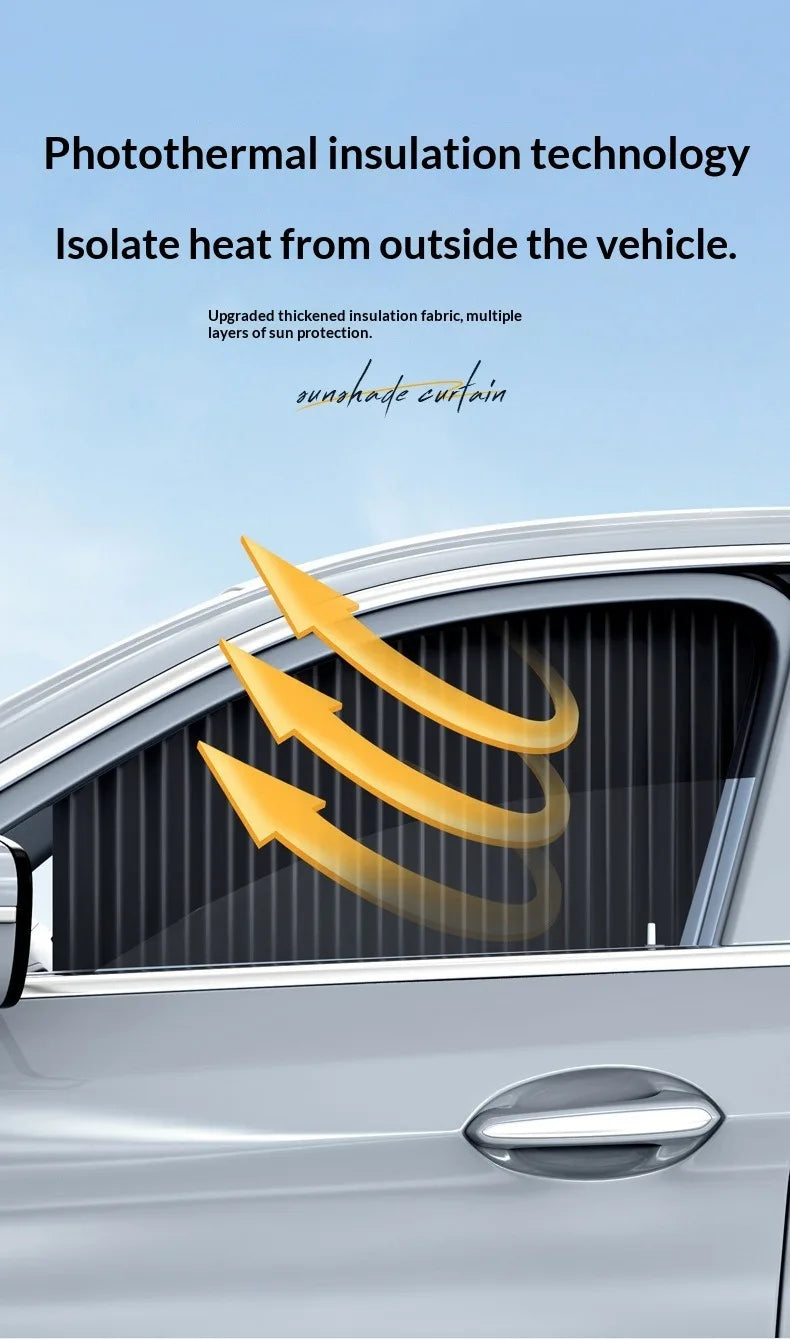 Foldable Car Side Window Sun Shades (2/4 PCS)
