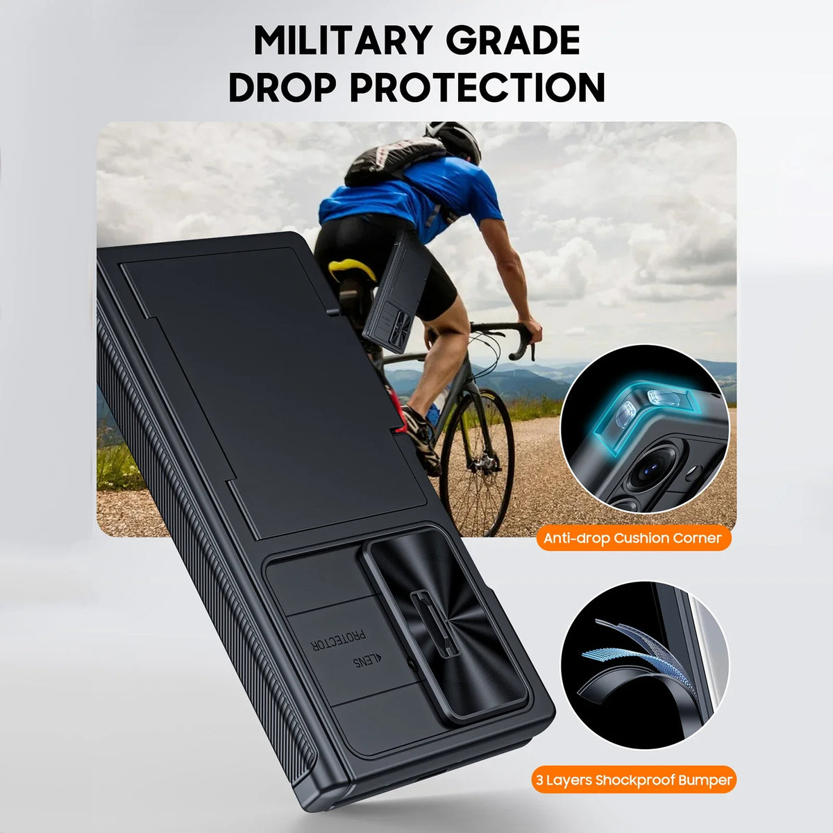 Funda cartera con RFID para Galaxy Z Fold 7