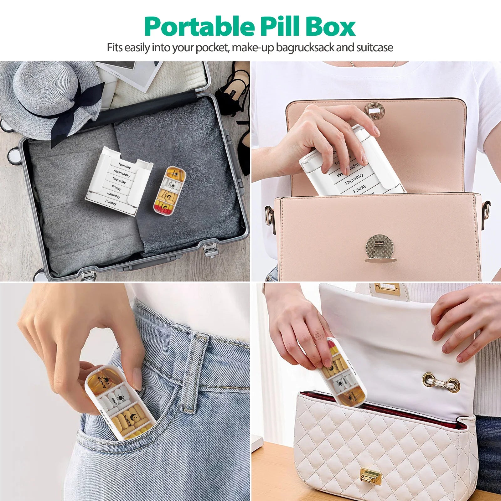 7-Day Weekly Pill Organizer