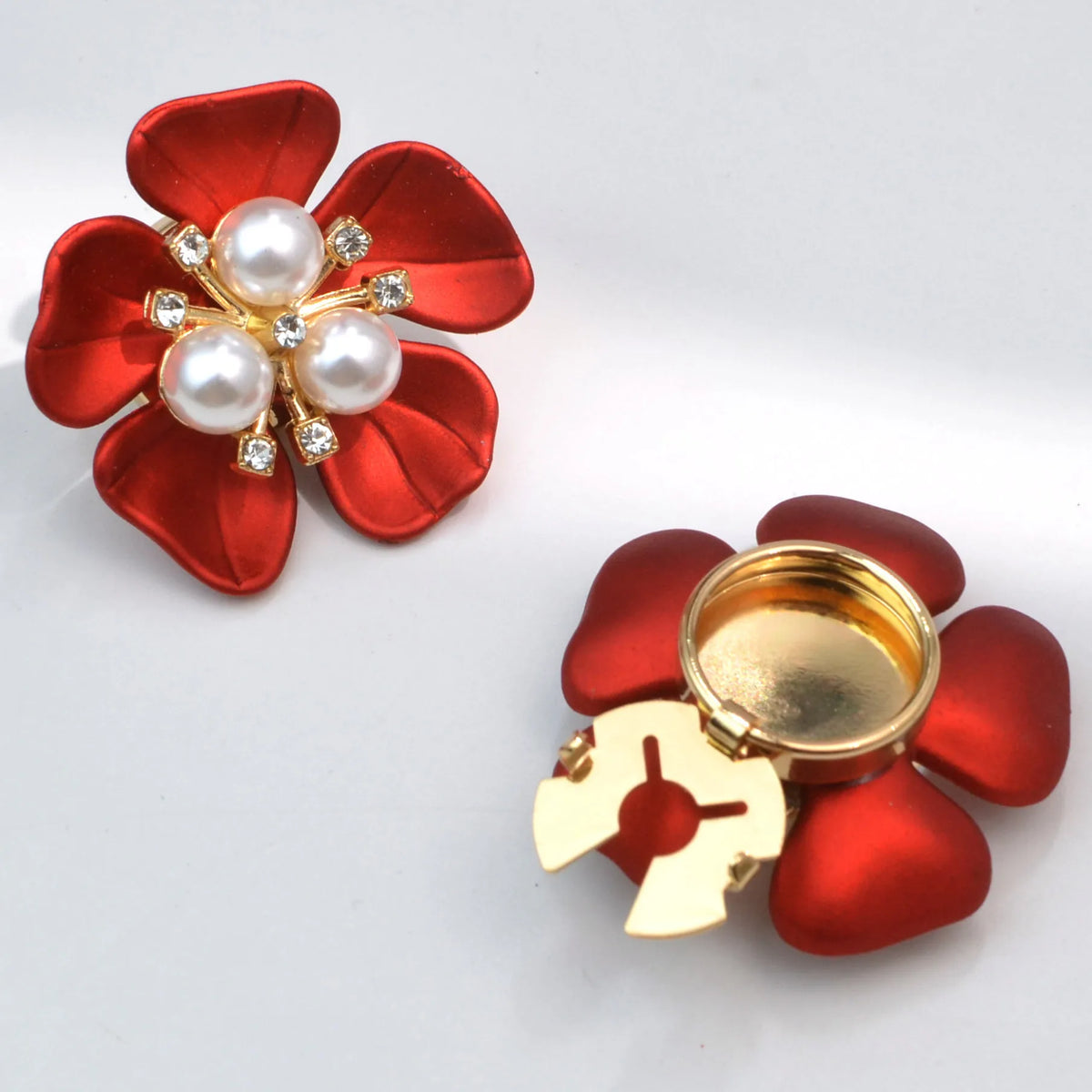 Elegant Flower Button Covers for Shirts & Blouses β 2PCS