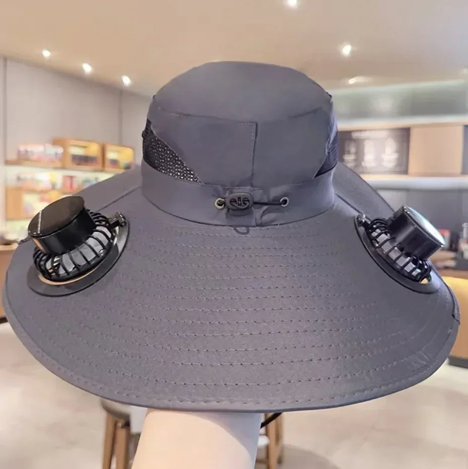 Solar Cooling Sun Hat