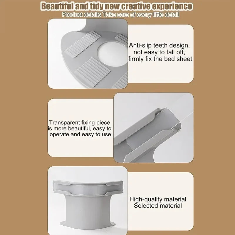 Heavy-Duty Bed Sheet Corner Clips