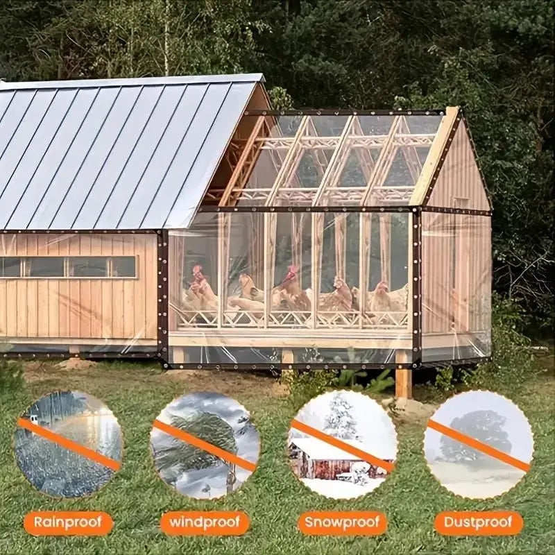 Clear Waterproof PE Tarp (MR)