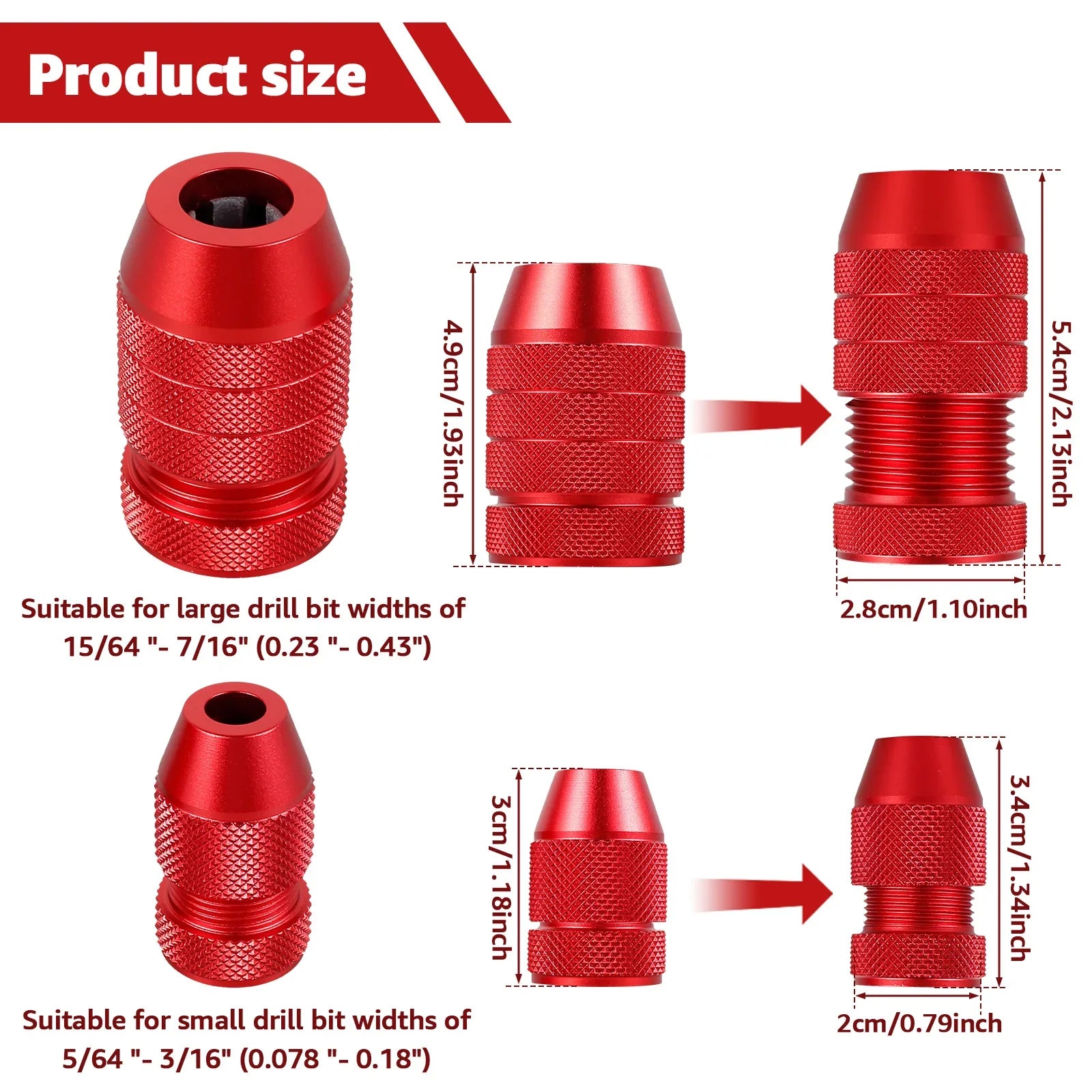 2PC Drill Depth Stop Tool (New)