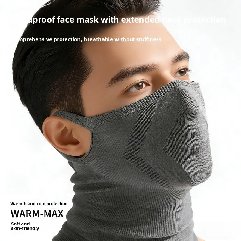 Windproof Face & Neck Gaiter with Ear Loops