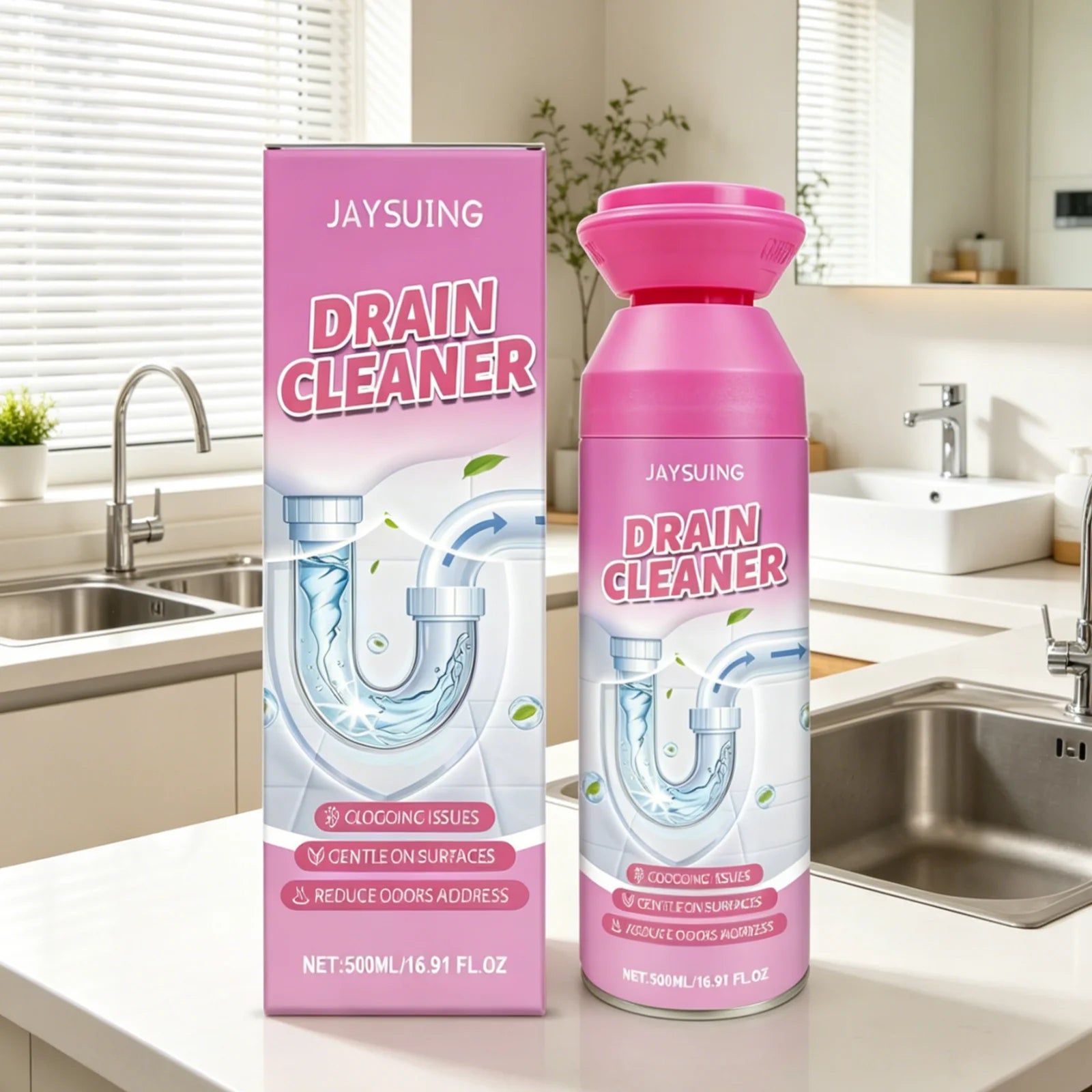 Powerful Drain Cleaner 500ml (16.9 fl oz)