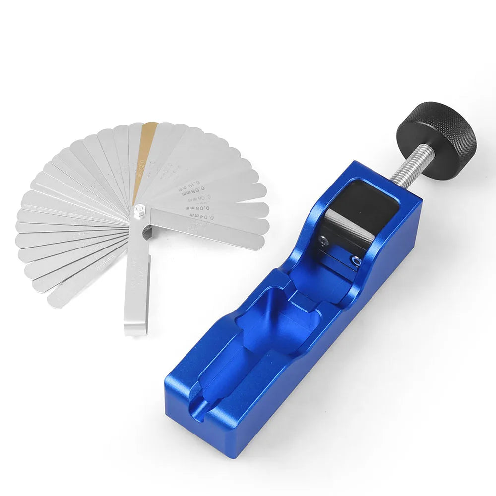 Universal CNC Aluminum Spark Plug Gap Tool Set with Feeler Gauge