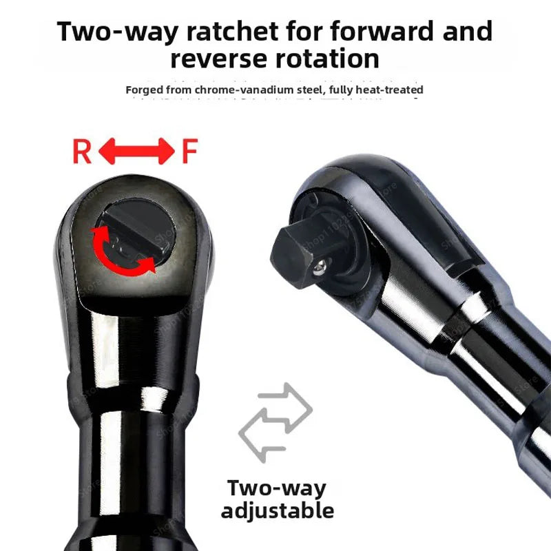 Extended 1/2-Inch Ratchet Wrench