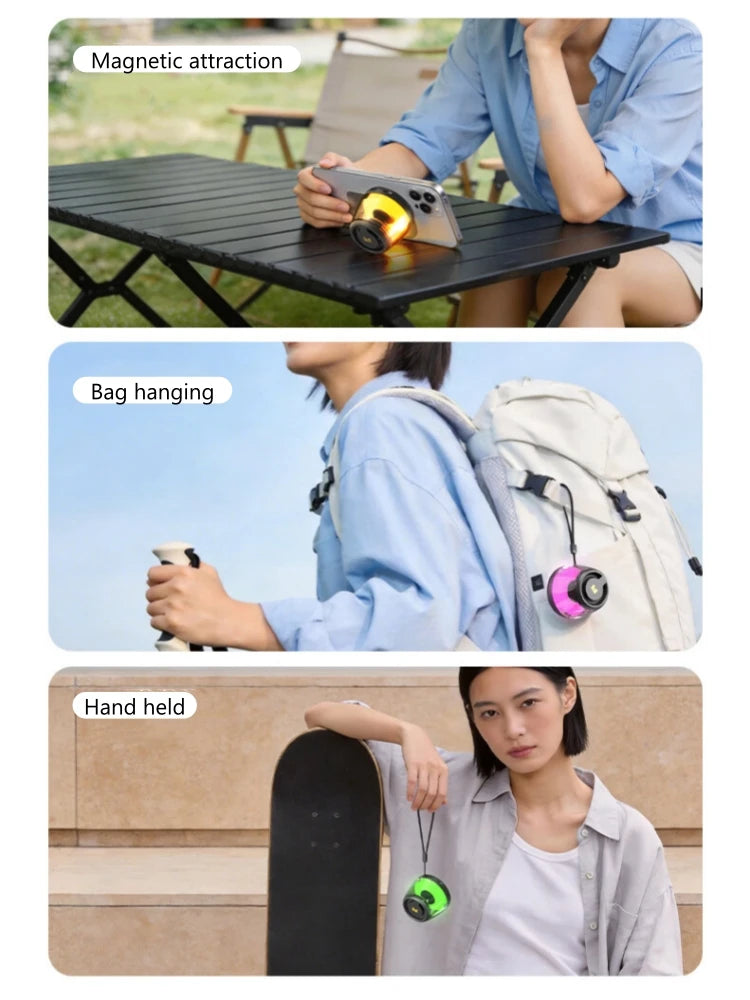 Magnetic Bluetooth Portable Speaker