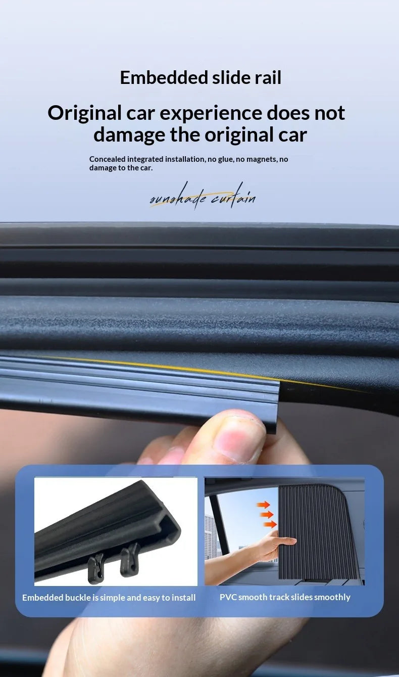 Foldable Car Side Window Sun Shades (2/4 PCS)