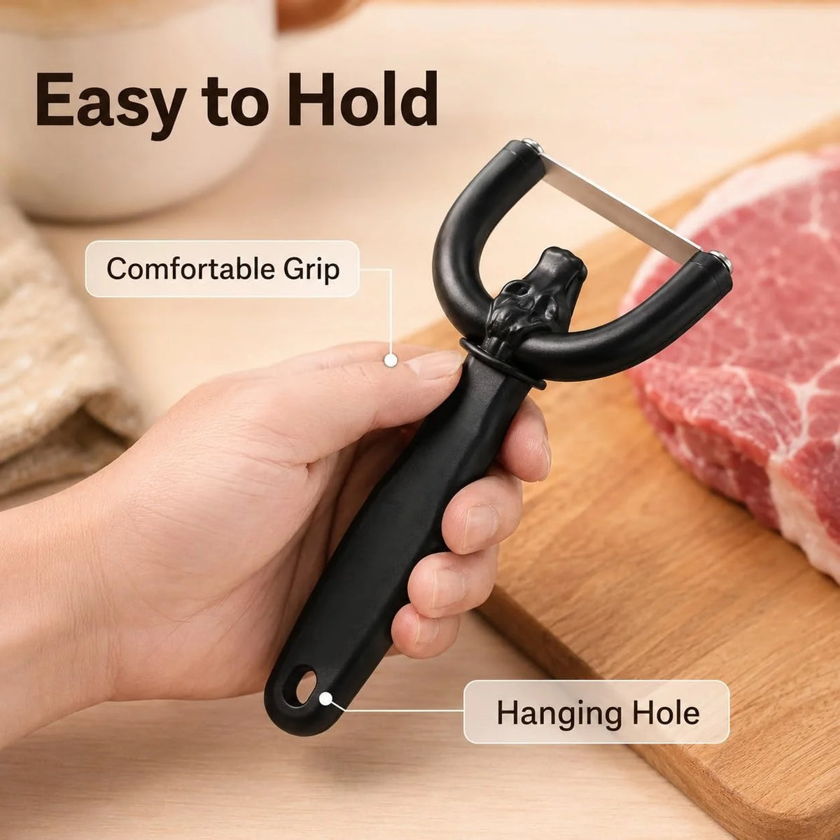 Manual Meat Slicer & Fat Trimmer