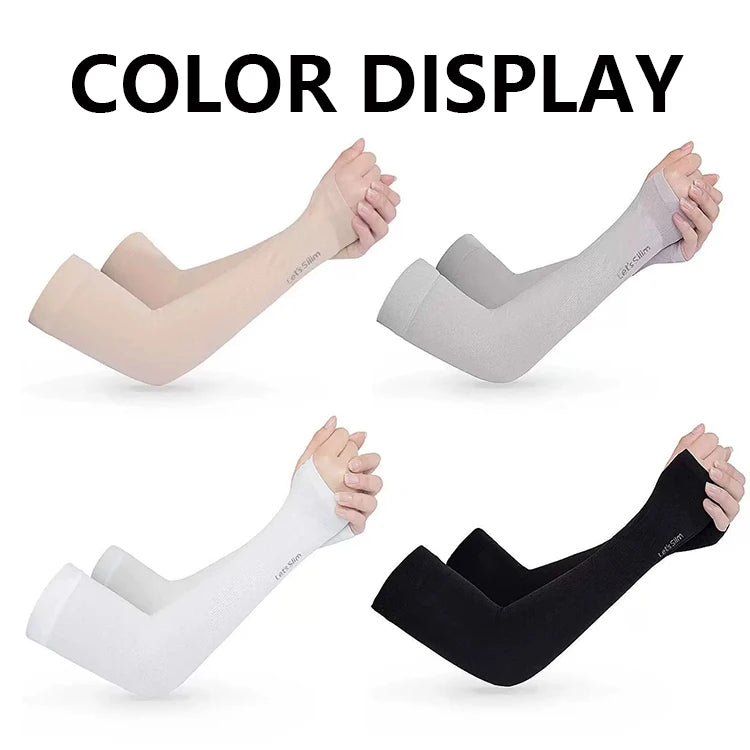 4 Pairs UV Protection Cooling Arm Sleeves (T)