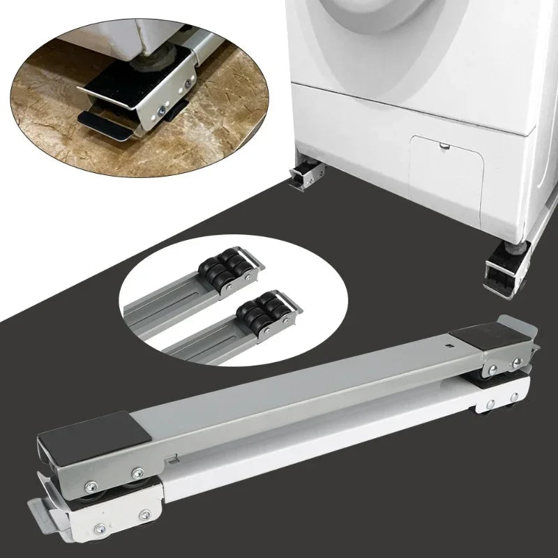 2-Pack Adjustable Heavy-Duty Appliance Moving Rollers