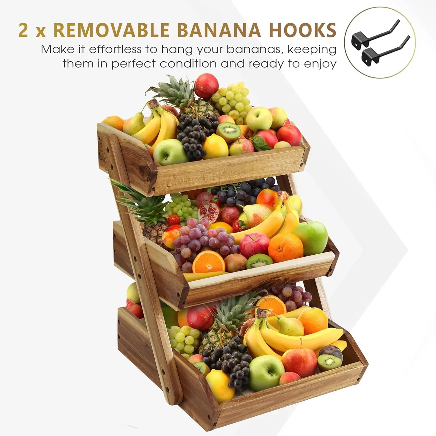 Fruit & Veggie Basket Stand
