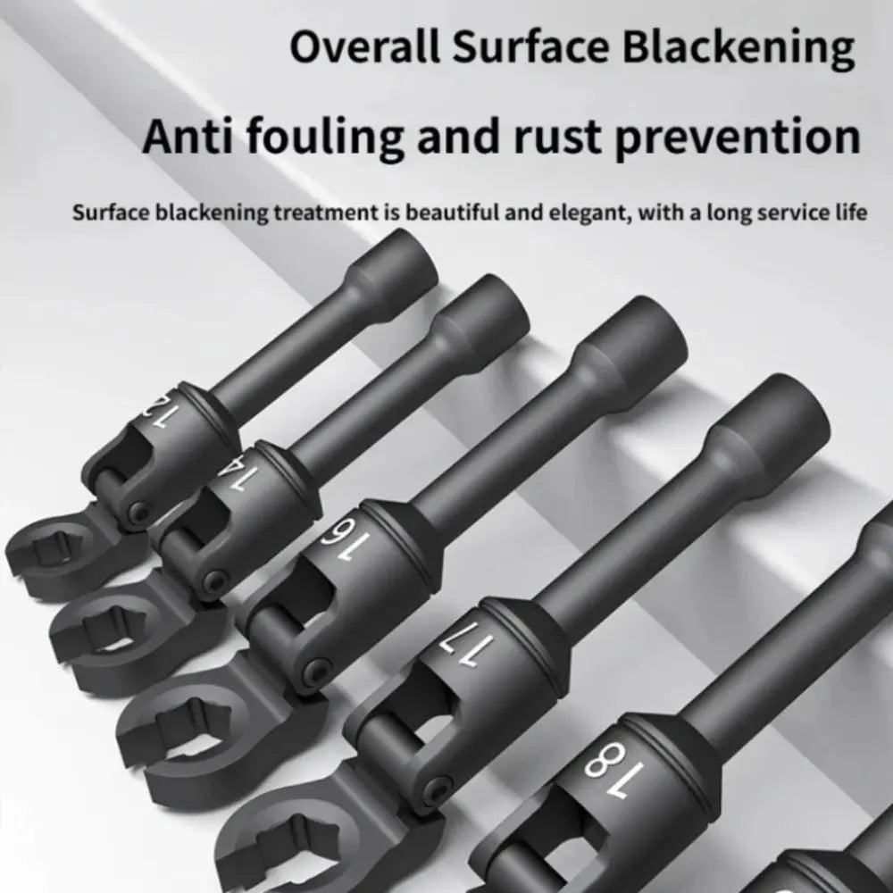 6PCS Universal Tubing Wrench Set