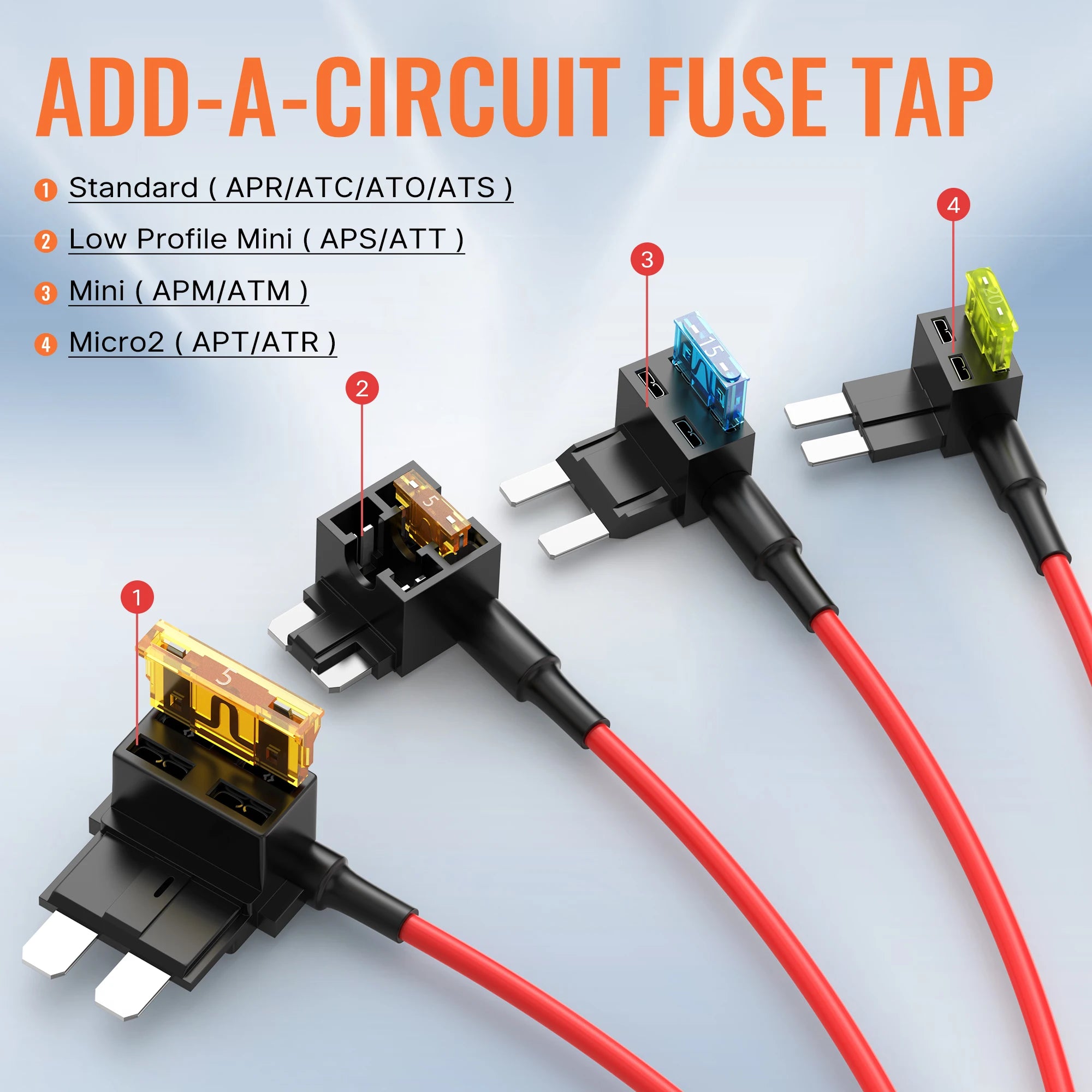 Add-A-Circuit Fuse Tap Kit (16pcs)