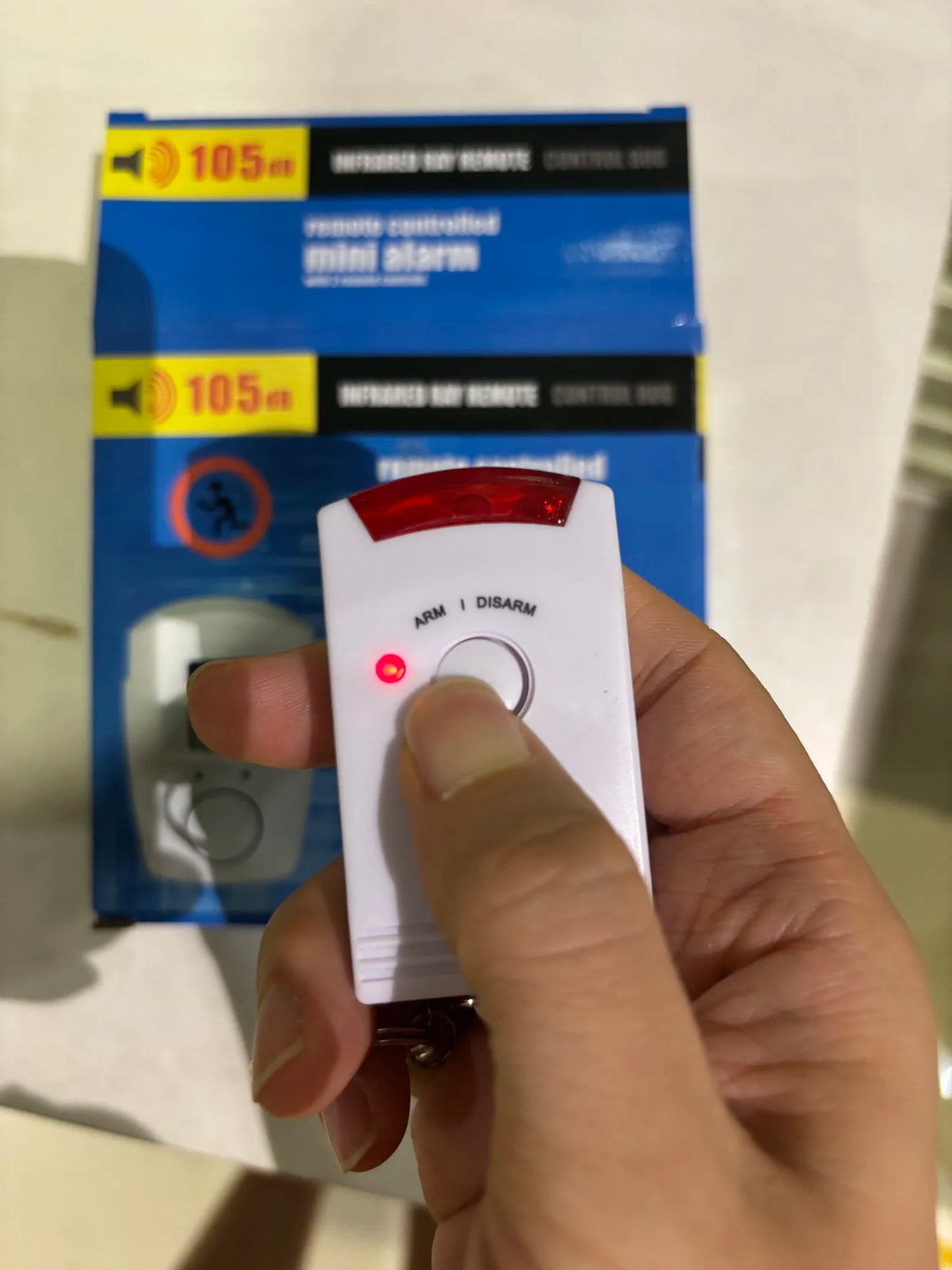 Wireless PIR Motion Sensor Alarm with 2 Remotes