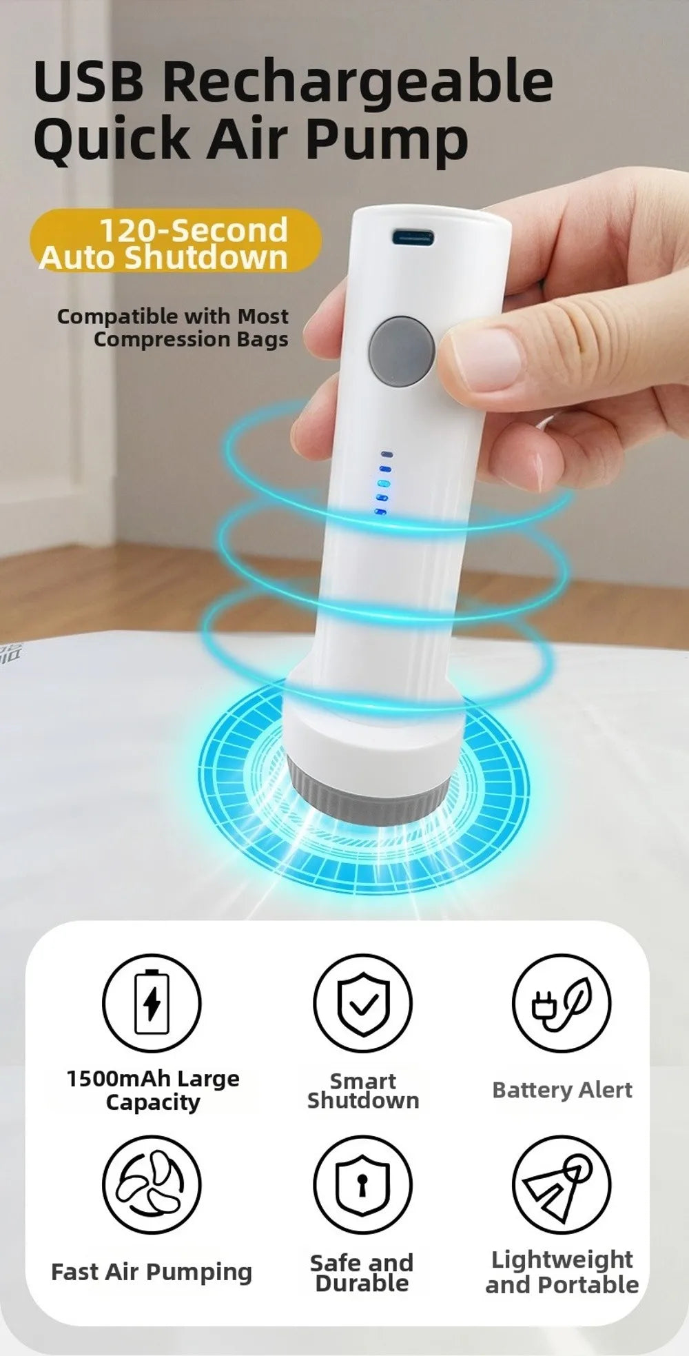 Rechargeable Vacuum Pump (New)