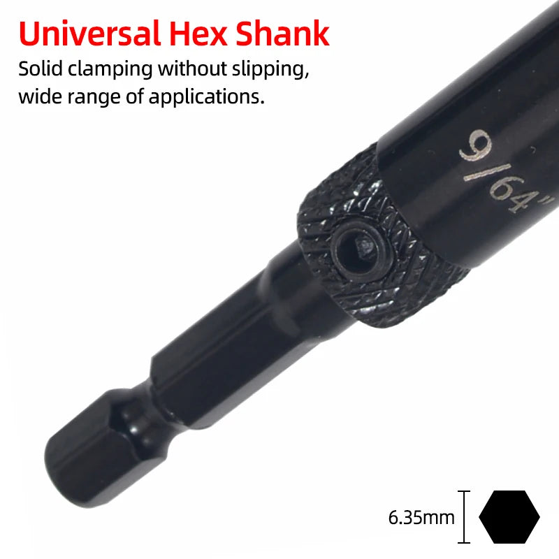 Self-Centering Hinge Drill Bit SET