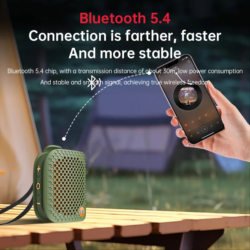 M3 Magnetic Clip-On Wearable Bluetooth 5.4 Speaker