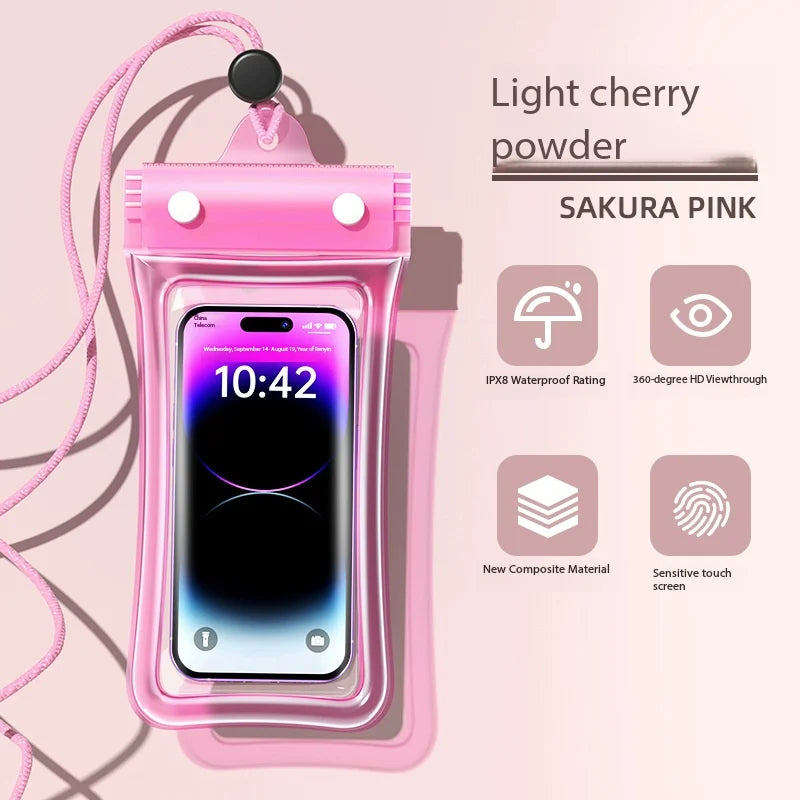 Universal Waterproof Phone Pouch with Lanyard