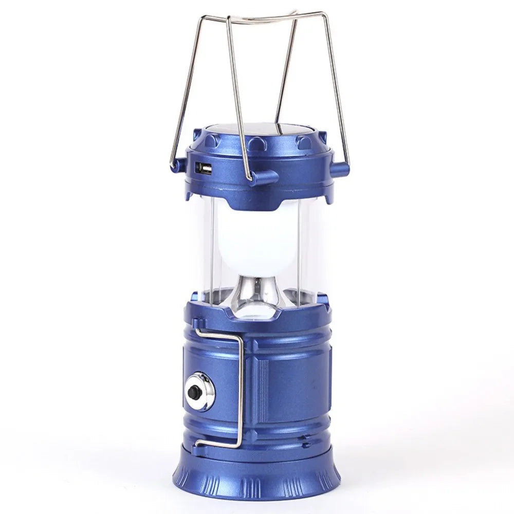 Solar & Battery Emergency Portable LED Camping Lantern
