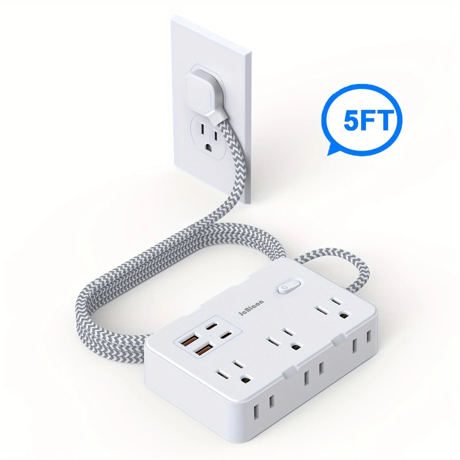 10-in-1 Desktop Power Strip with USB-C