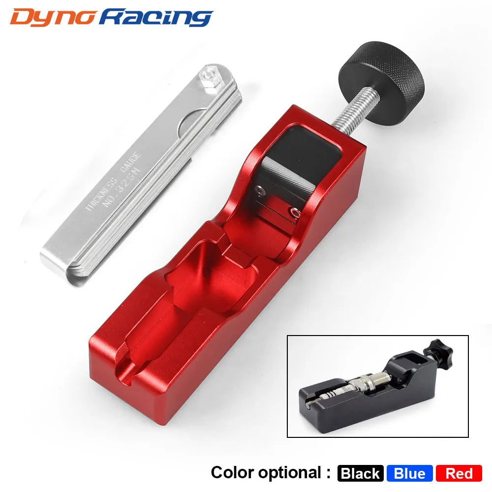 Universal CNC Aluminum Spark Plug Gap Tool Set with Feeler Gauge