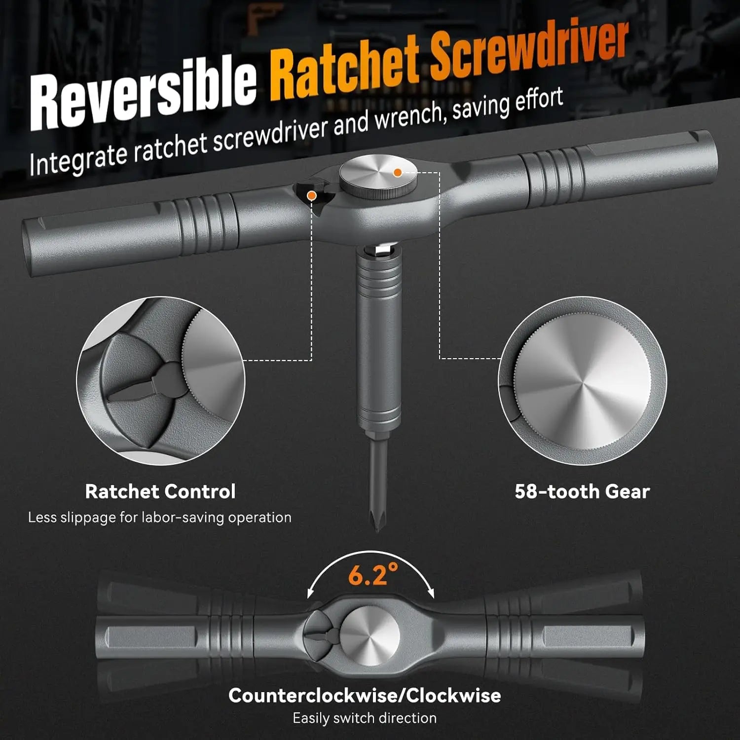 66-in-1 Ratchet Screwdriver Set