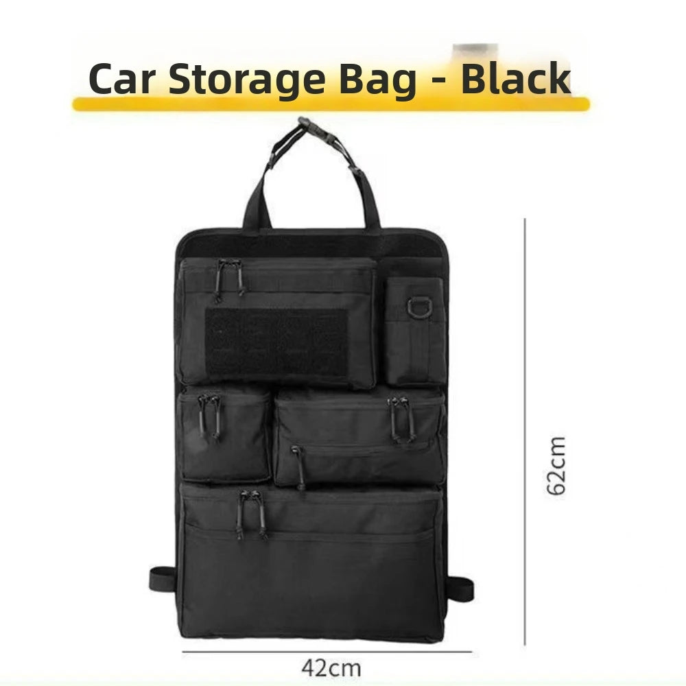 Multi-Pocket Car Seat Organizer Bag
