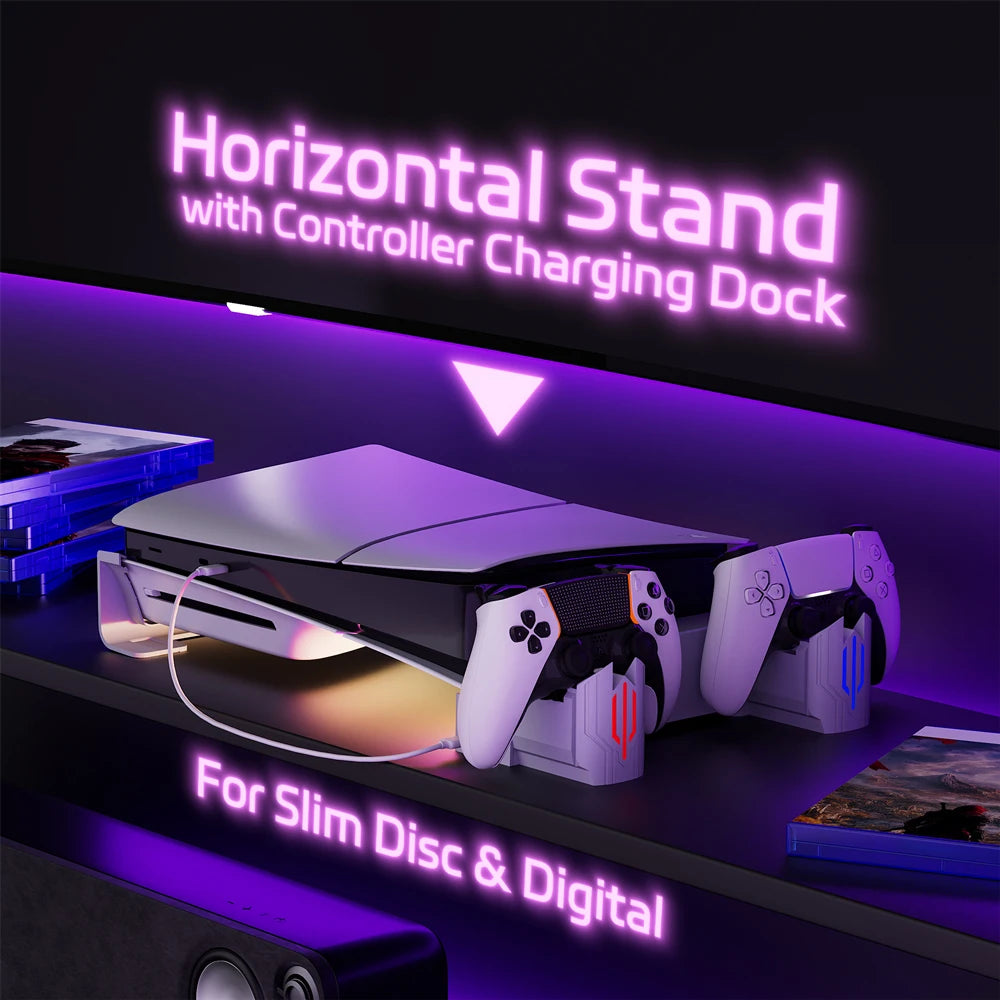 Horizontal Cooling Stand & Fast Charger