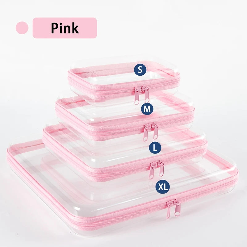 Transparent Zipper Storage Bag