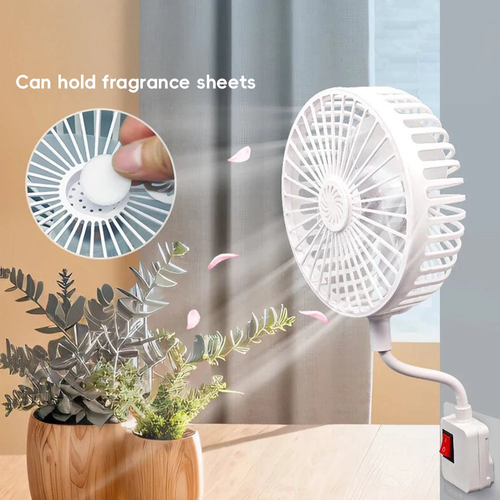 Flexible Gooseneck Desk Fan