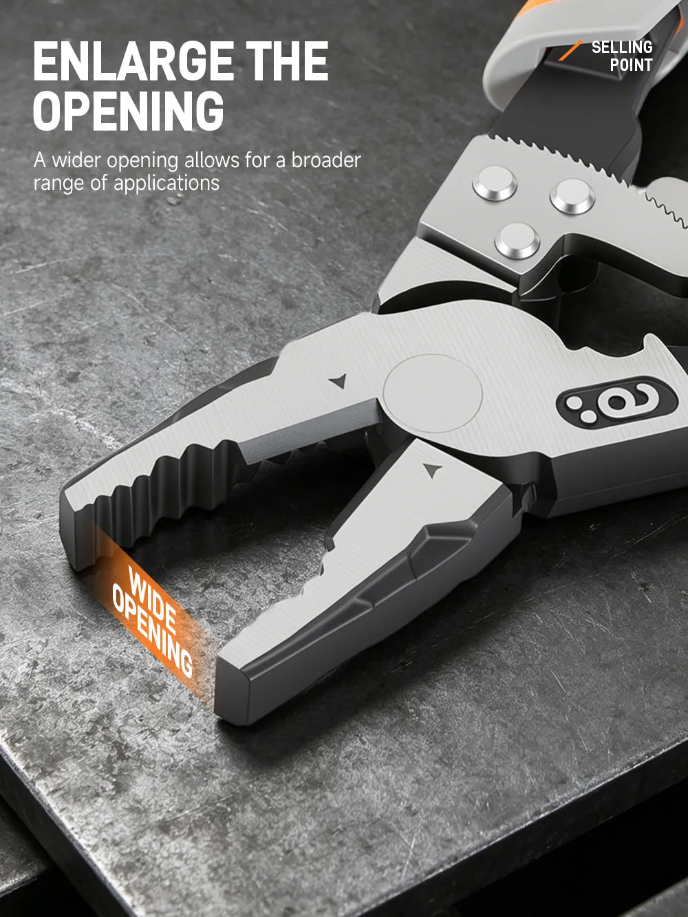Self-Locking Ratchet Wire Cutter Pliers