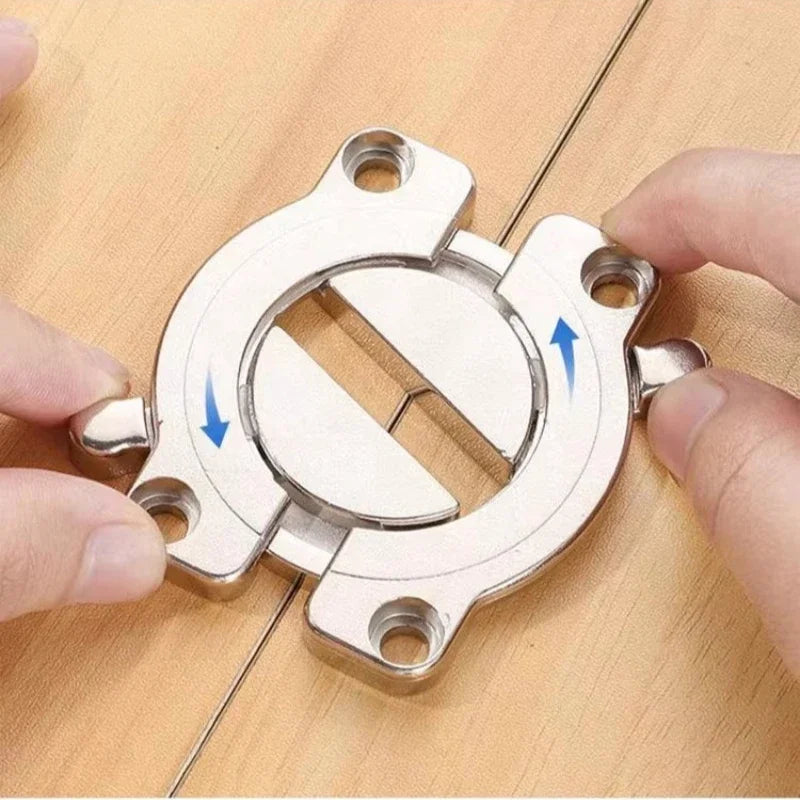 2-Piece Heavy-Duty Tabletop Connectors & Furniture Buckles
