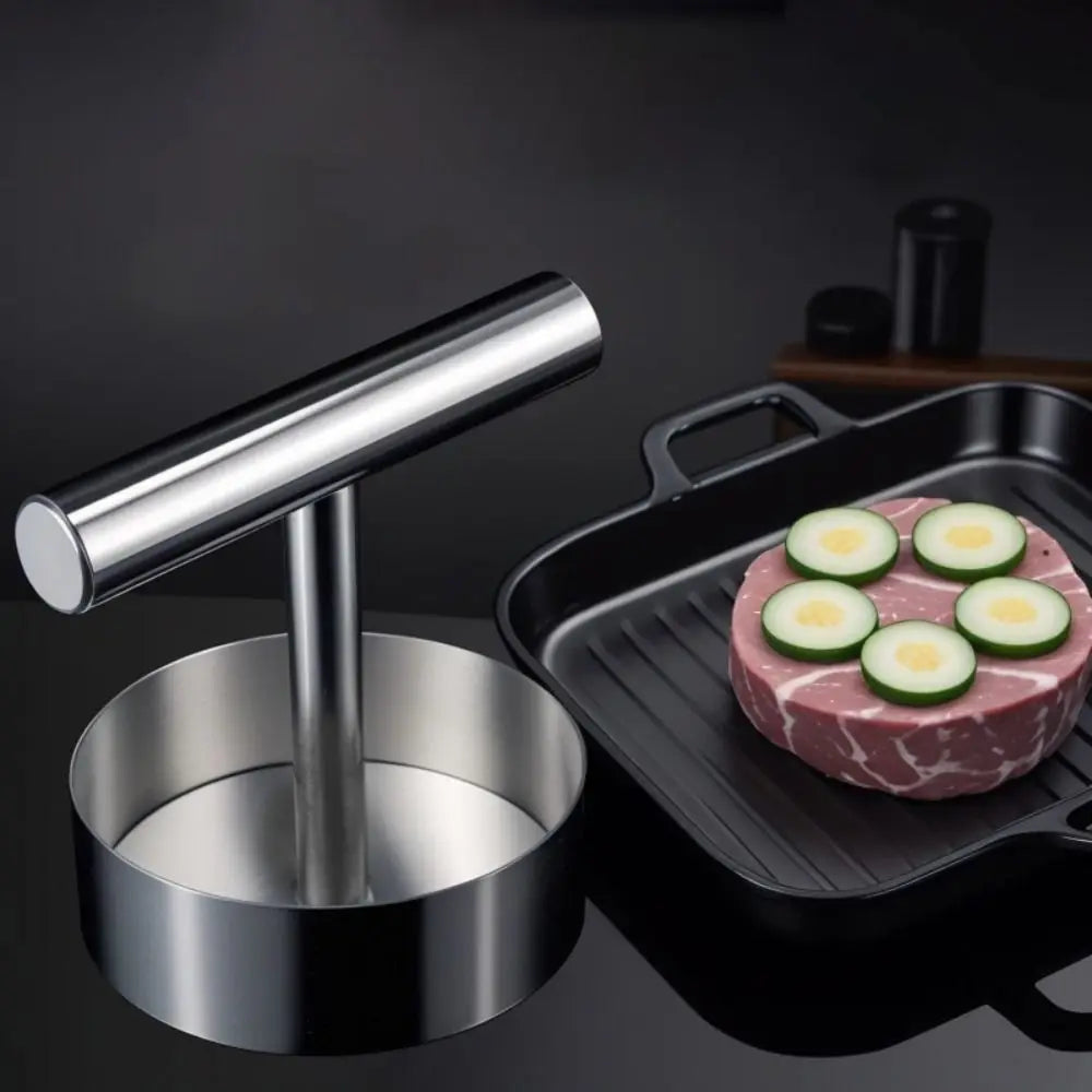 Adjustable Stainless Steel Burger Patty Press