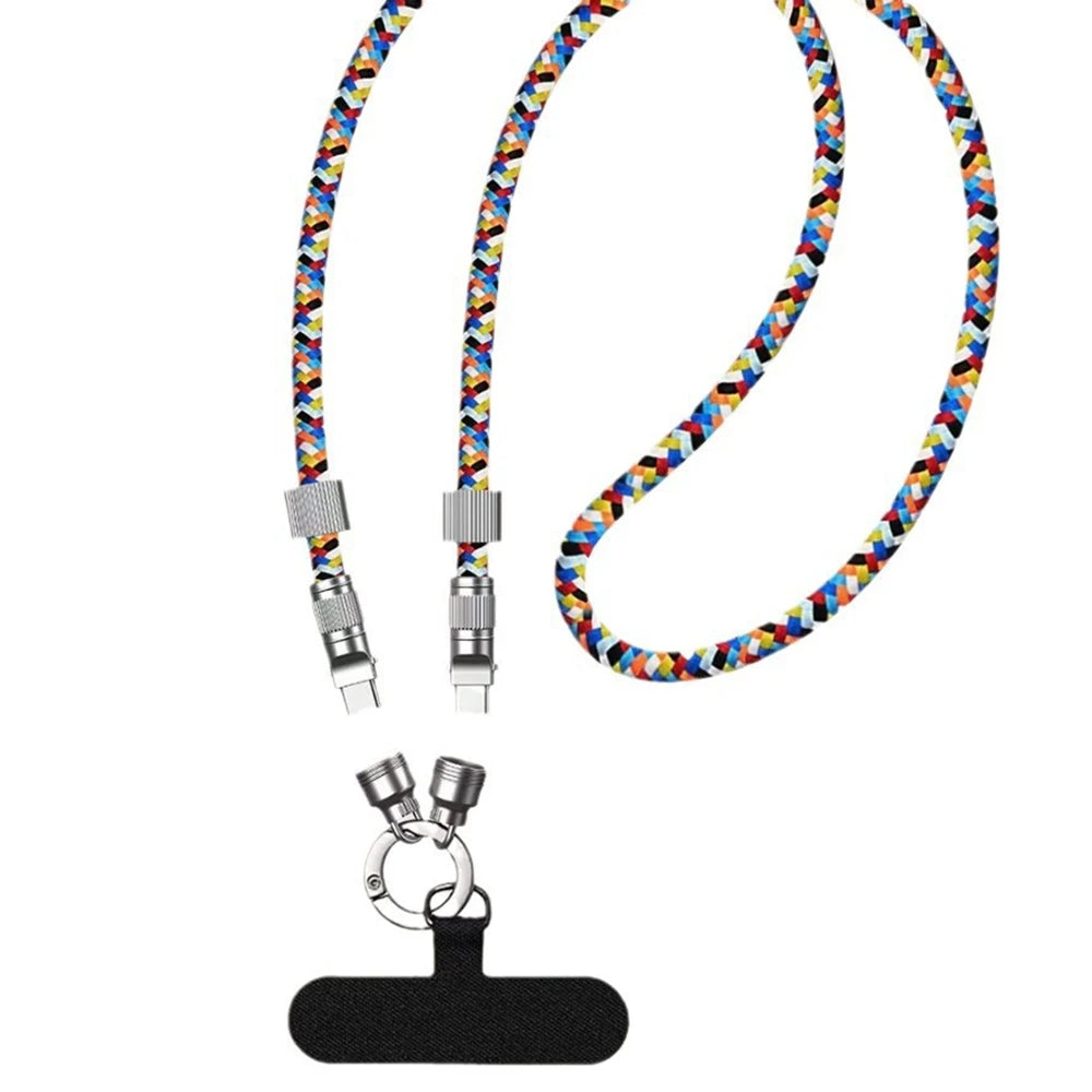 2-in-1 Phone Lanyard & 60W Fast Charging Cable