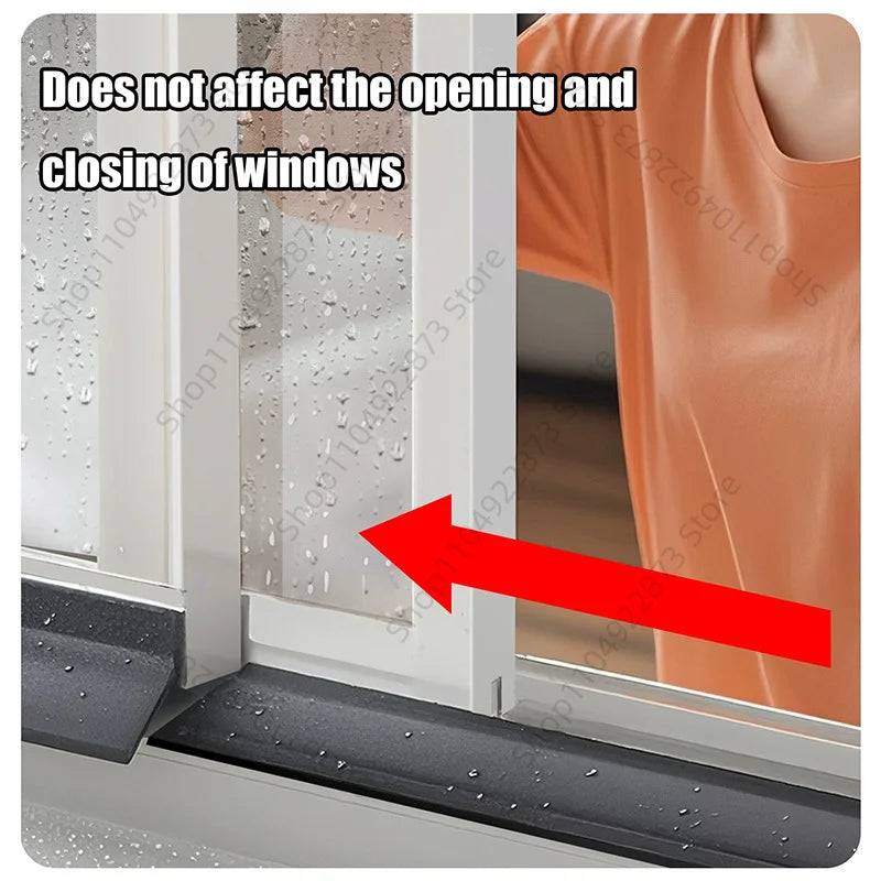 Aluminum Window Water Blocking Bar & Rain Deflector