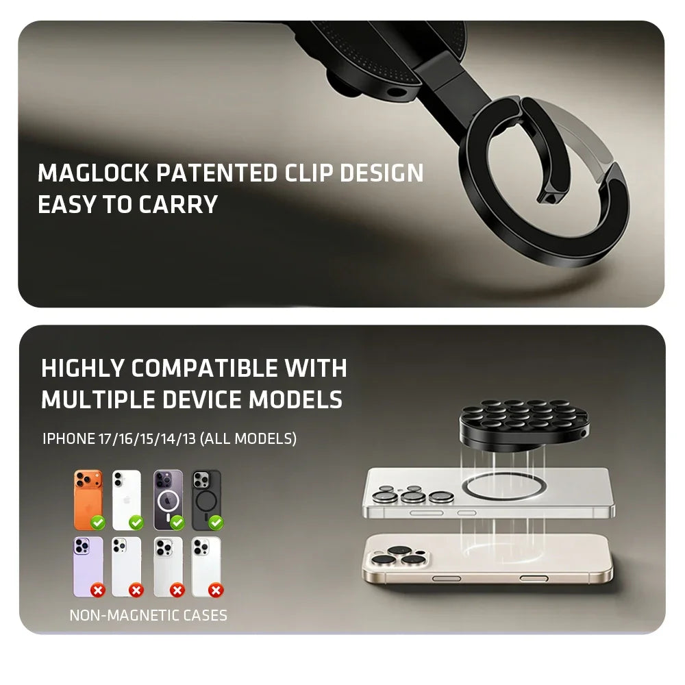 3-in-1 Magnetic Suction Phone Holder