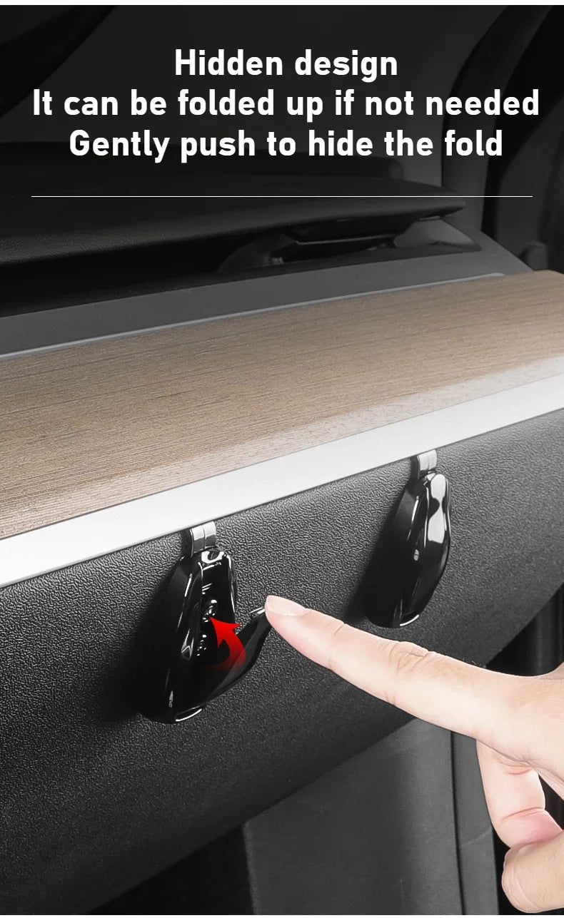 Tesla Model 3/Y Hidden Glove Box Storage Hook