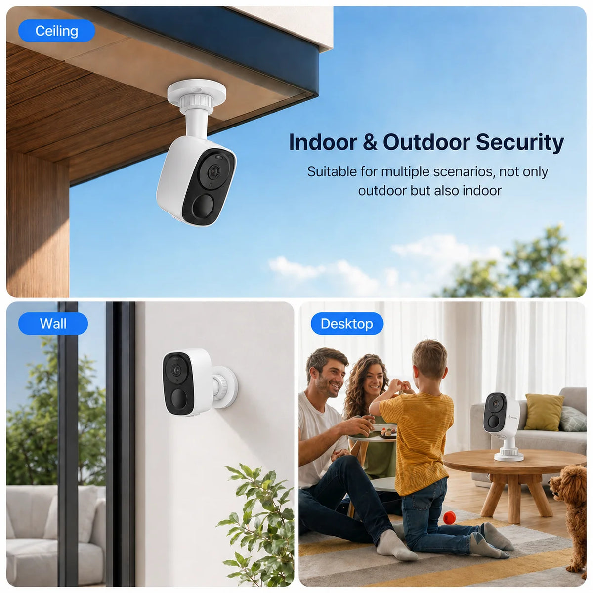 5MP Wireless Magnetic Security Camera